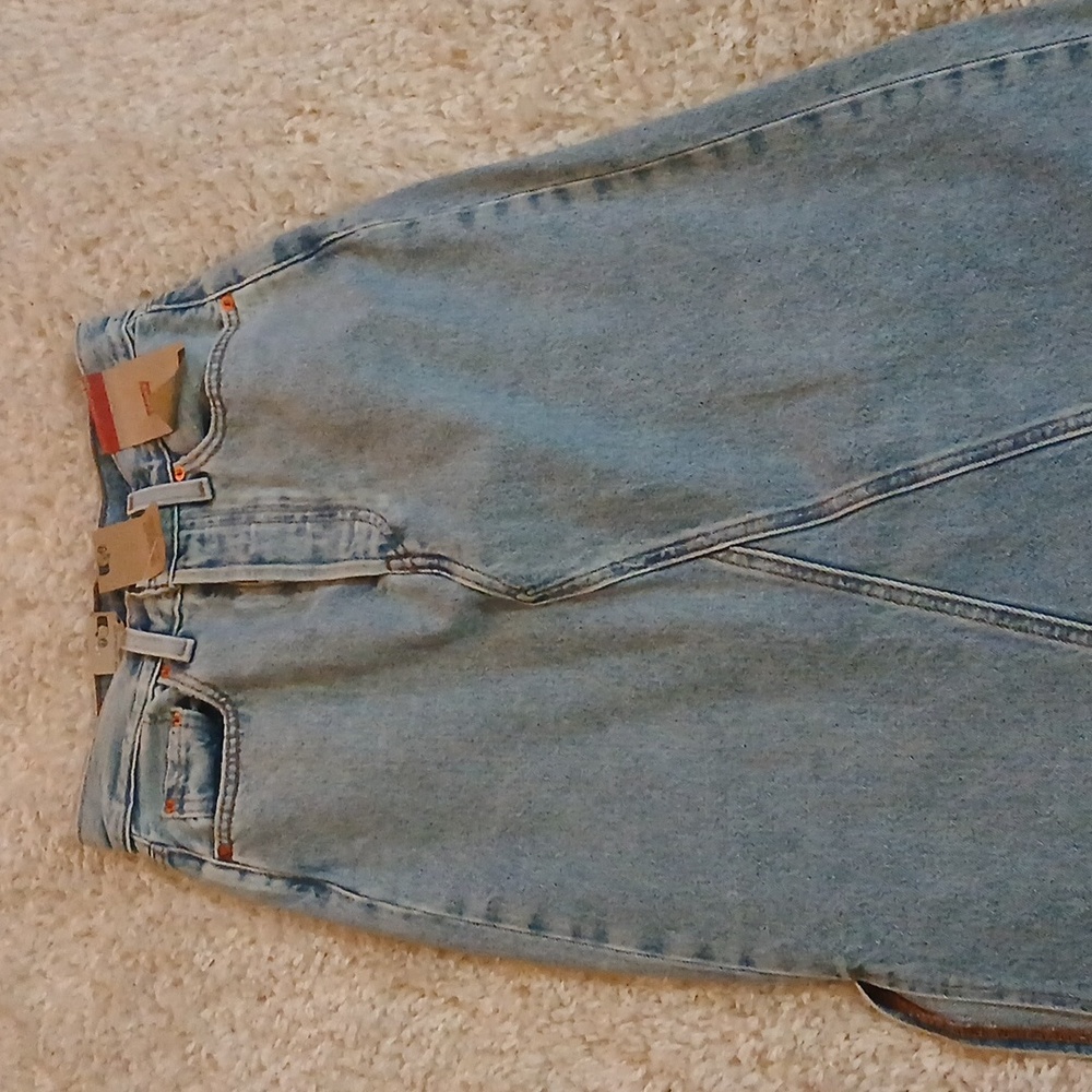NWT LEVIS LONG ICON DENIM SKIRT - Picture 2 of 8